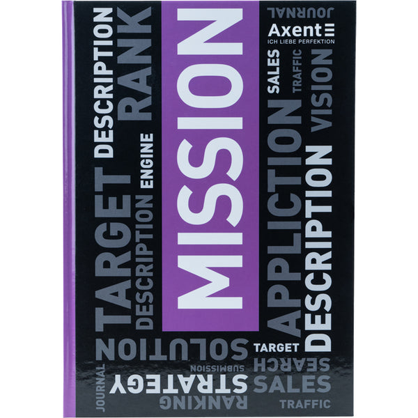 Книга записна Axent Colors 8421-07-A, А4, 80 аркушів, клітинка, фіолетова