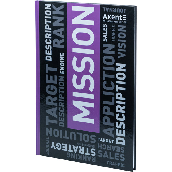 Книга записна Axent Colors 8421-07-A, А4, 80 аркушів, клітинка, фіолетова