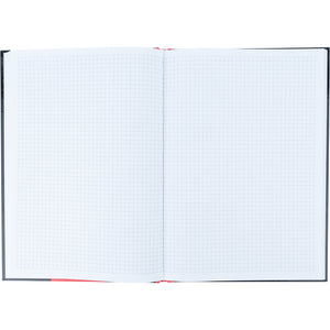 Книга записна Axent Colors 8421-08-A, А4, 80 аркушів, клітинка, червона