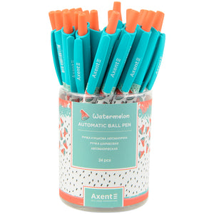 Ручка кулькова автоматична Axent AB1090-30-A, 0.5 мм, синя