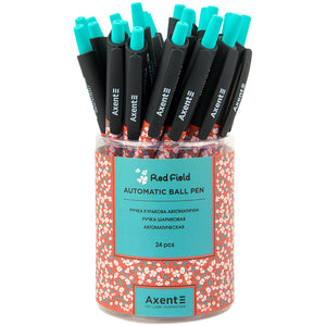 Ручка шариковая автоматическая Axent AB1090-32-A, 0.5 мм, синяя