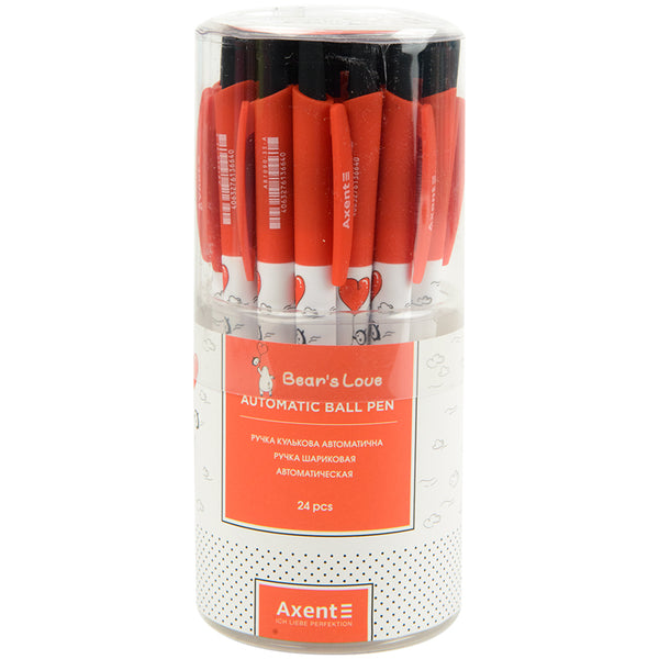 Ручка кулькова автоматична Axent AB1090-35-A, 0.5 мм, синя