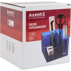 Набір настільний Axent Cube 2106-01-A, 9 предметів, чорний