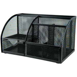 Підставка-органайзер Axent 2125-01-A, 220x140x130 мм, металева, чорна