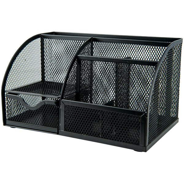 Підставка-органайзер Axent 2125-01-A, 220x140x130 мм, металева, чорна