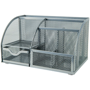 Підставка-органайзер Axent 2125-03-A, 220x140x130 мм, металева, срібляста