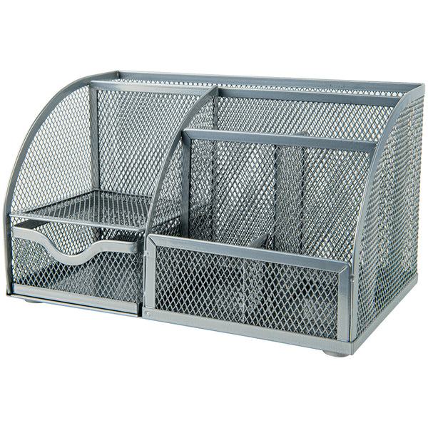 Підставка-органайзер Axent 2125-03-A, 220x140x130 мм, металева, срібляста