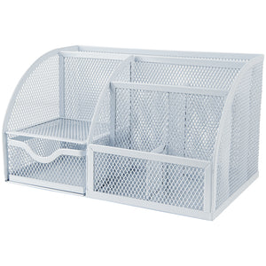 Підставка-органайзер Axent 2125-21-A, 220x140x130 мм, металева, біла