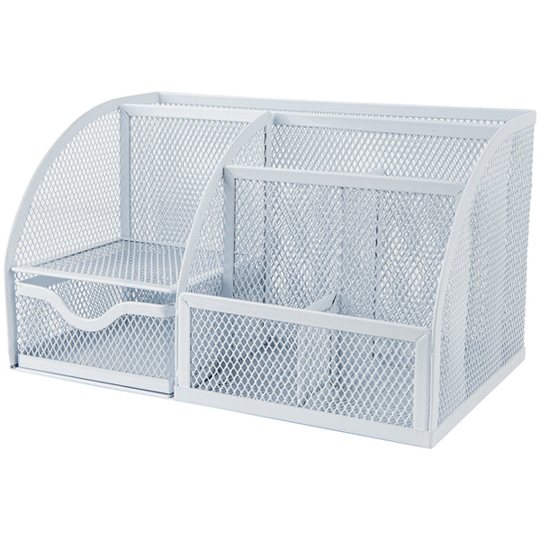 Підставка-органайзер Axent 2125-21-A, 220x140x130 мм, металева, біла