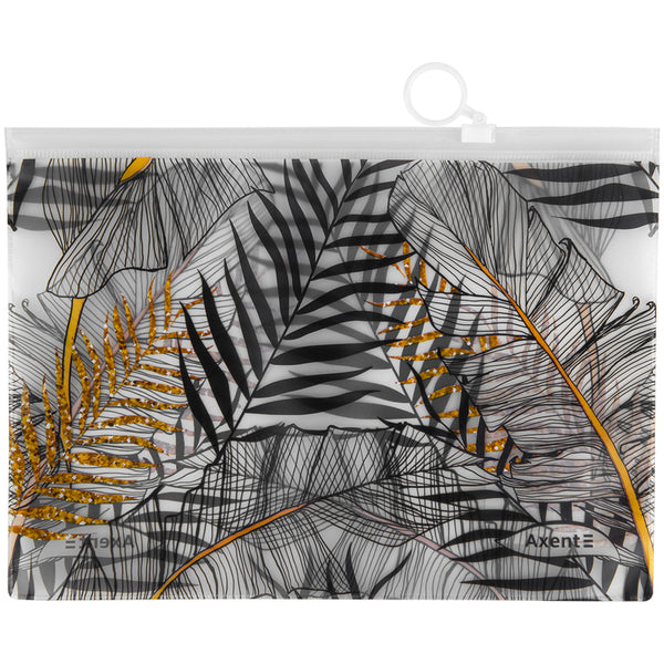 Папка на блискавці Axent 1445-01-A, Soft Touch, Jungle, А5