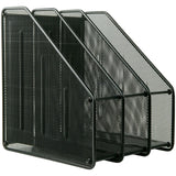 Лоток вертикальний металевий Axent 3-в-1 2128-01-A, 250x290x310мм, чорний Лоток вертикальний металевий Axent 3-в-1 2128-01-A, 250x290x310мм, чорний