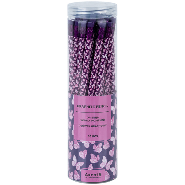 Олівець графітний Axent Butterly 9009-15-A, HB, 2.2 мм