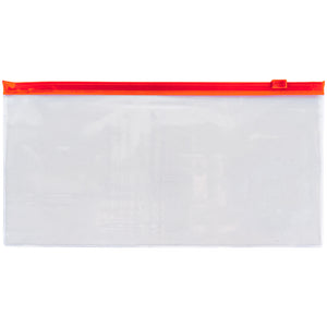 Папка-конверт на молнии zip-lock Axent 1409-24-A, DL, красная