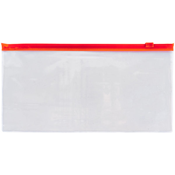 Папка-конверт на молнии zip-lock Axent 1409-24-A, DL, красная