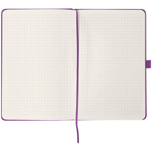 Книга записна Axent Partner 8201-17-A, 125*195  мм, 96 аркушів, клітинка, пурпурна