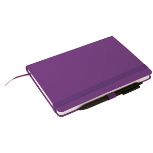 Книга записна Axent Partner 8201-17-A, 125*195  мм, 96 аркушів, клітинка, пурпурна