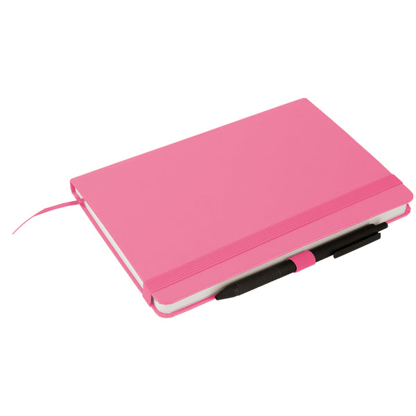 Книга записна Axent Partner 8201-10-A, 125*195  мм, 96 аркушів, клітинка, рожева