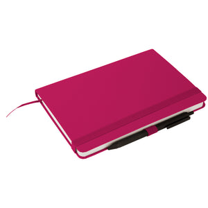 Книга записна Axent Partner 8201-50-A, 125*195  мм, 96 аркушів, клітинка, малинова