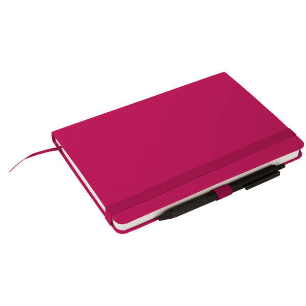 Книга записна Axent Partner 8201-50-A, 125*195  мм, 96 аркушів, клітинка, малинова