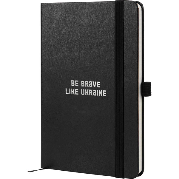 Книга записнаAxent Partner Brave 8201-01-2-A, 125*195 мм, 96 аркушів, клітинка, чорна