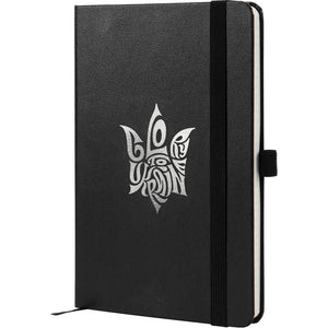 Книга записна Axent Partner Glory 8201-01-3-A, 125*195 мм, 96 аркушів, клітинка, чорна