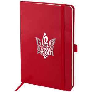 Книга записна Axent Partner Glory 8201-03-3-A, 125x195 мм, 96 аркушів, клітинка, червона