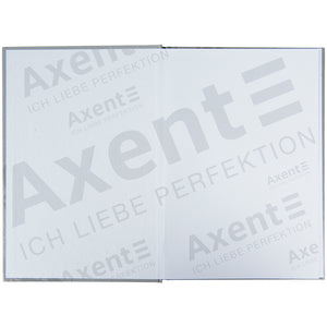 Книга записна Axent Freedom 8422-550-A, А4, 96 аркушів, клітинка, cіра