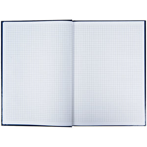 Книга записна Axent Wisdom 8422-553-A, А4, 96 аркушів, клітинка, темно синя