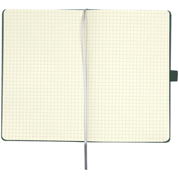 Книга записна Axent Partner Lux Ukrainian 8202-04-4-A, 125х195 мм, 96 аркушів, клітинка, зелена