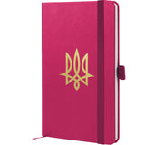 Книга записна Axent Partner Tryzub 8201-50-3-A, 125x195 мм, 96 аркушів, клітинка, малинова Книга записна Axent Partner Tryzub 8201-50-3-A, 125x195 мм, 96 аркушів, клітинка, малинова