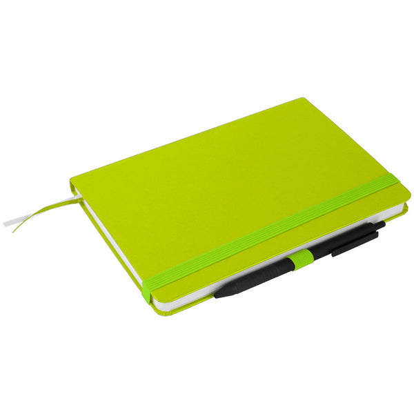 Книга записная Axent Partner 8201-60-A, 125x195 мм, 96 листов, клетка, лимонная