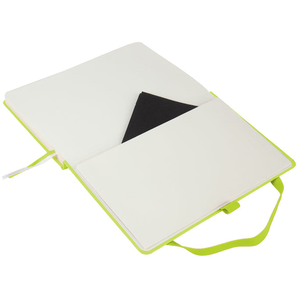 Книга записная Axent Partner 8201-60-A, 125x195 мм, 96 листов, клетка, лимонная