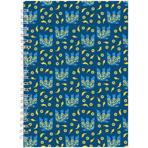 Блокнот на спiралi Axent 8032-21-A, A5, 96 аркушів, клітинка, тверда обкладинка