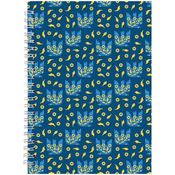 Блокнот на спiралi Axent 8032-21-A, A5, 96 аркушів, клітинка, тверда обкладинка