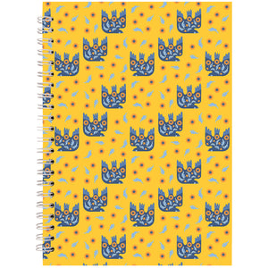 Блокнот на спiралi Axent 8032-24-A, A5, 96 аркушів, клітинка, тверда обкладинка