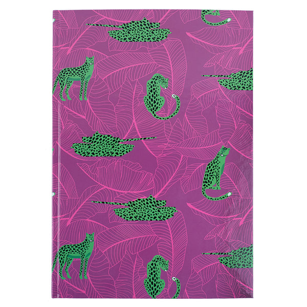 Книга записна Axent Leopard 8422-555-A, А4, 96 аркушів, клітинка, рожева