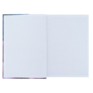 Книга записная Axent Flora 8423-25-A, А4, 192 листа, клетка, фиолетовая