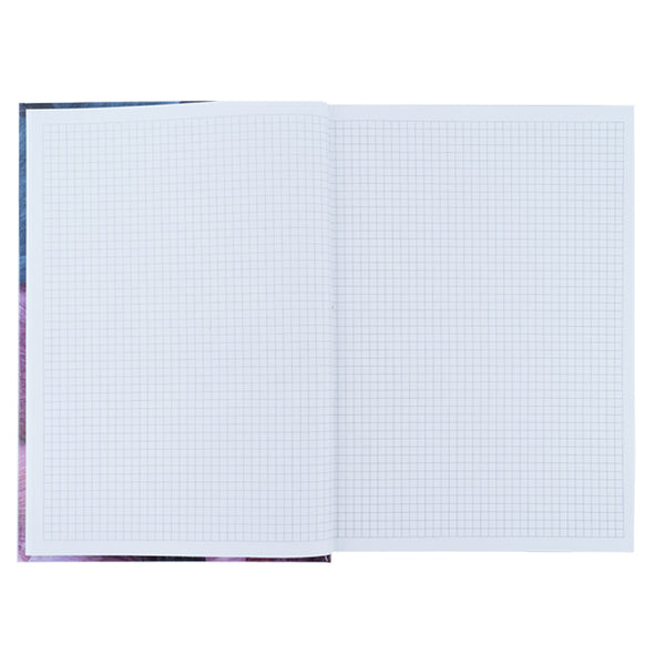 Книга записная Axent Flora 8423-25-A, А4, 192 листа, клетка, фиолетовая