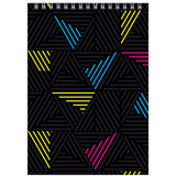 Блокнот на спiралi Axent D8012-04, А5, 48 аркушів, клітинка, неон Блокнот на спiралi Axent D8012-04, А5, 48 аркушів, клітинка, неон