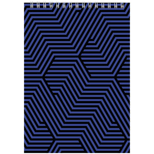 Блокнот на спiралi Axent D8012-06, А5, 48 аркушів, клітинка, синій