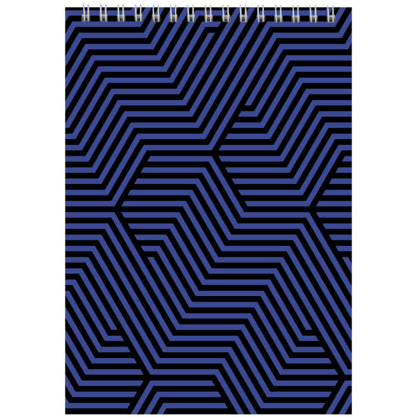 Блокнот на спiралi Axent D8012-06, А5, 48 аркушів, клітинка, синій