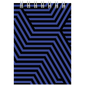 Блокнот на спiралi Axent D8014-06, А7, 48 аркушів, клітинка, синій