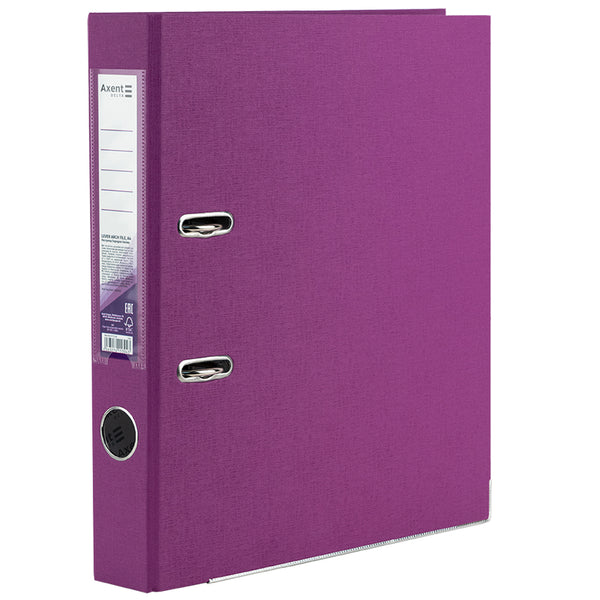 Папка-регистратор Axent Delta D1713-26C, односторонняя, A4, 50 мм, собранная, сиреневая