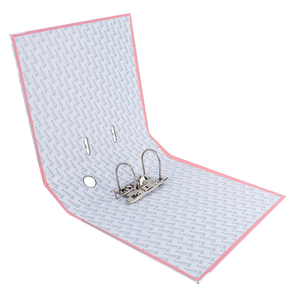 Папка-регистратор Axent Delta D1714-10P, односторонняя, A4, 75 мм, разобранная, Pastelini, розовая