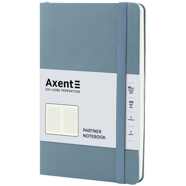 Книга записная Axent Partner Soft Earth Colors 8620-02-A, 125x195 мм, 96 листов, синяя