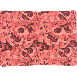 Книга записная Axent Fish 8700-1-A, А5, 80 листов, клетка, красно-зеленая