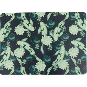 Книга записна Axent Fish 8700-2-A, А5, 80 аркушів, клітинка, зелено-біла