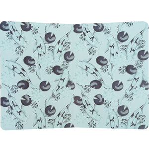 Книга записная Axent Fish 8700-4-A, А5, 80 листов, клетка, голубовато-красная