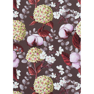 Книга записная Axent Bloom 8456-1-A, А5, 96 листов, клетка, твердая обложка, коричневая