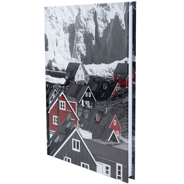 Книга записная Axent R&B Houses 8457-1-A, А5, 96 листов, клетка, твердая обложка